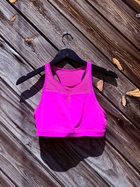 Fleo Bright Pink Racerback Sports Bra